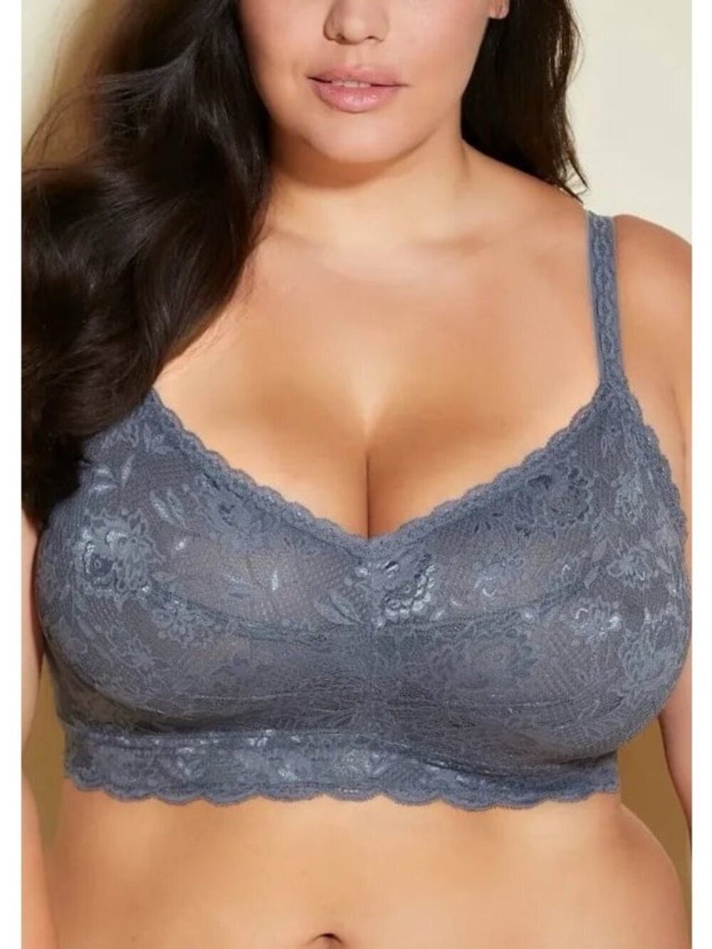Cosabella Never Say Never Ultra Curvy Sweetie Bralette  Dove Grey XS